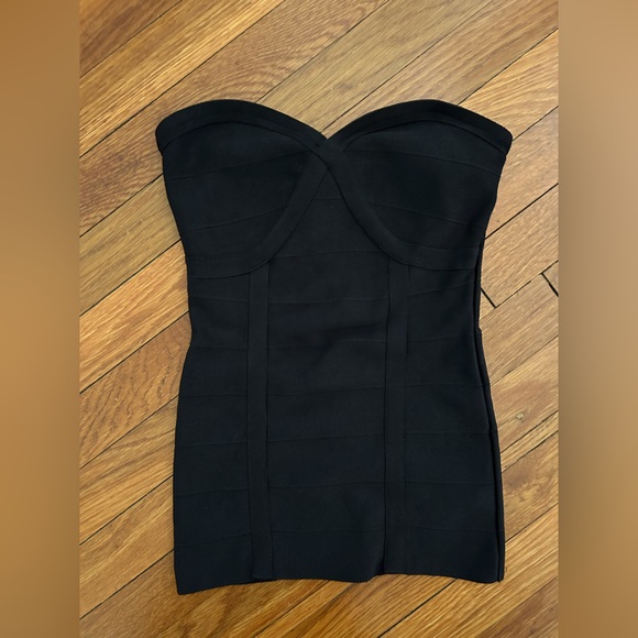 Guess Sweetheart Strapless Bandage Top - Picture 1 of 3